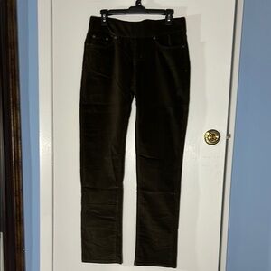 NWOT Sahalie Pull On Stretch Straight Leg Corduroy Pants size 8